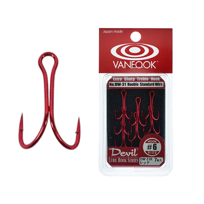 Ancore duble Vanfook DW-31R Red Devil Treble
