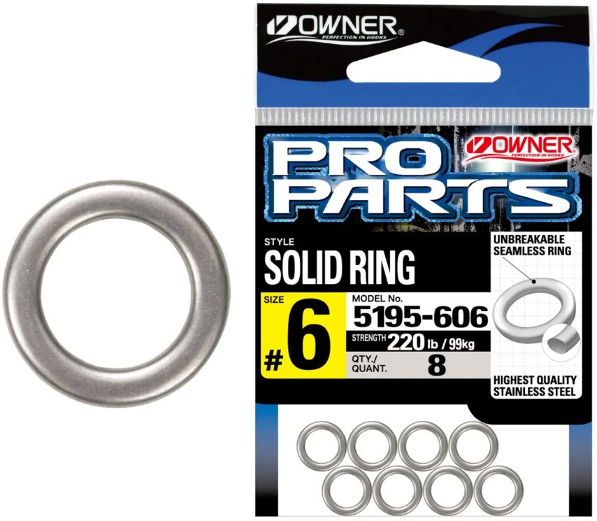 Anouri Solide Otel OWNER 5195 Solid Ring, Nr.5, 68kg, 8buc/pac