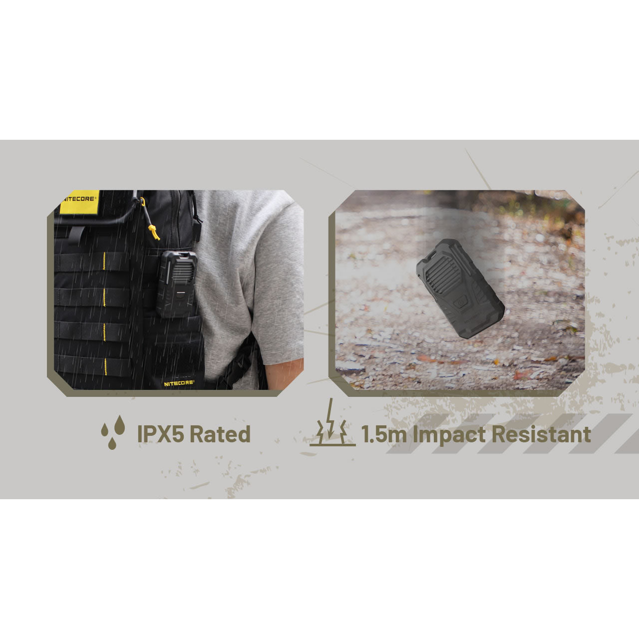 Aparat Anti Tantari NITECORE EMR06 TAC Portable Rechargeable Mosquito Repeller