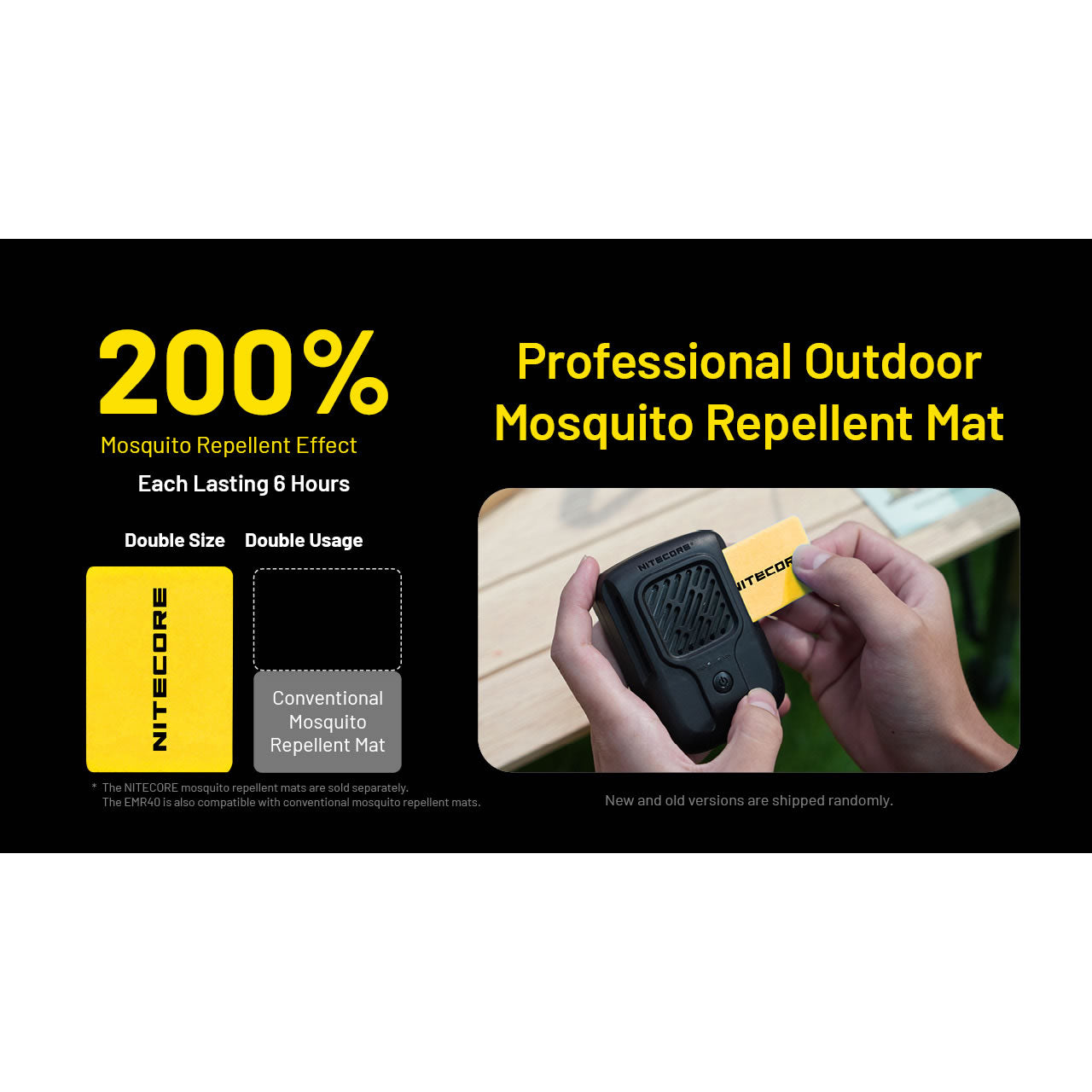 Aparat Anti Tantari NITECORE EMR40 Mosquito Repellent Device with Built-in Battery