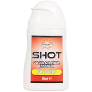 Atractant DYNAMITE BAITS Colour &amp; Flavour Enhancer Shot, F1 Sweet, Yellow, 60ml