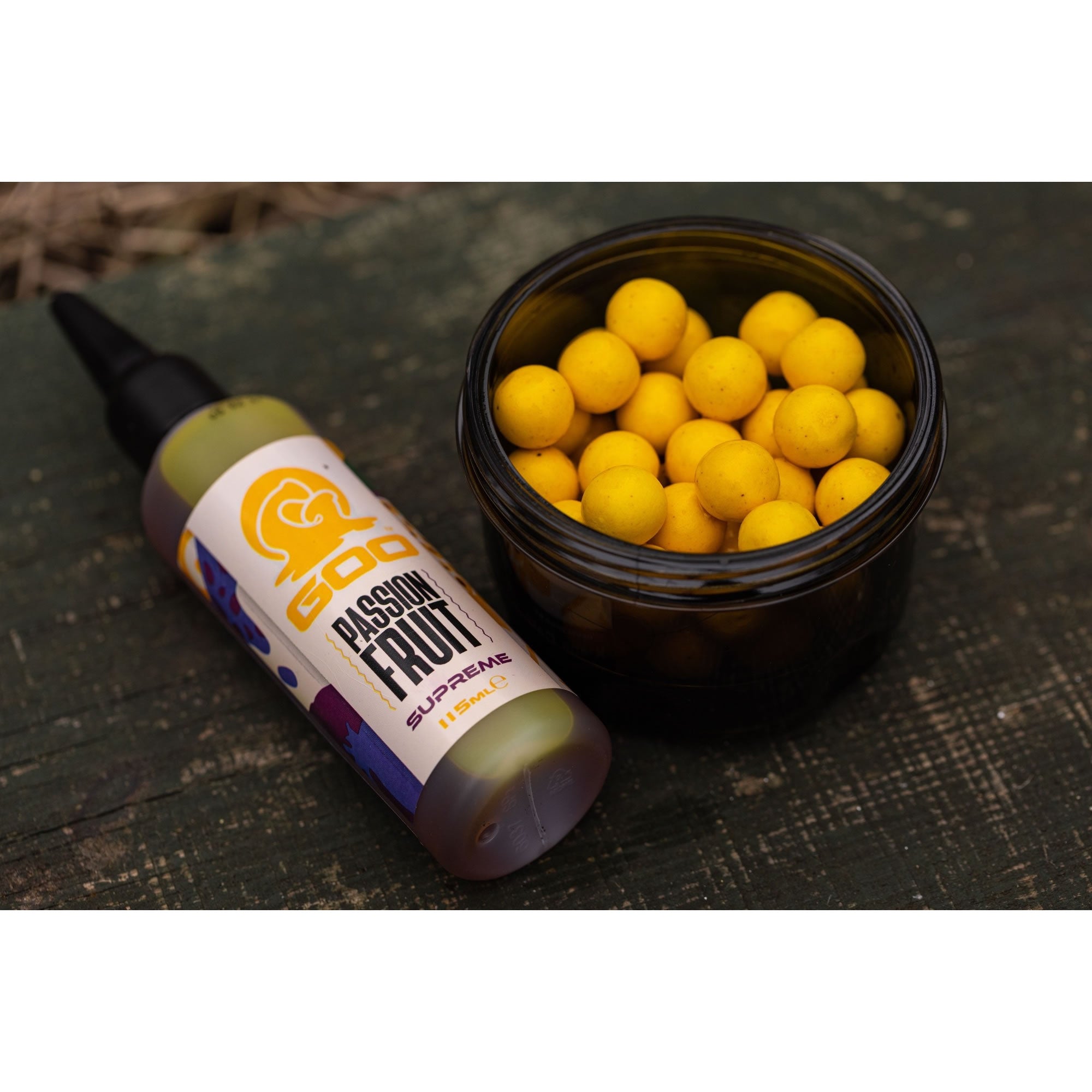 Atractant KORDA Supreme Goo, Passionfruit, Galben, 115ml