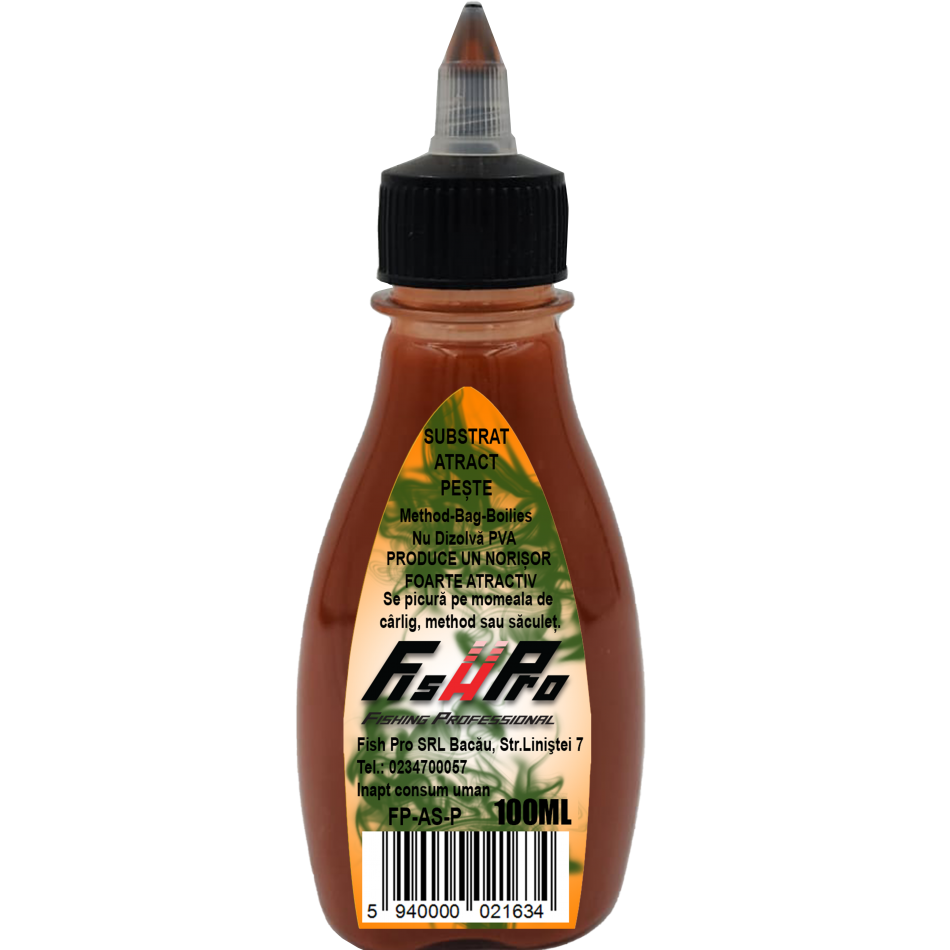 Atractant Lichid FISH PRO Atract Substrat, Peste, 100ml