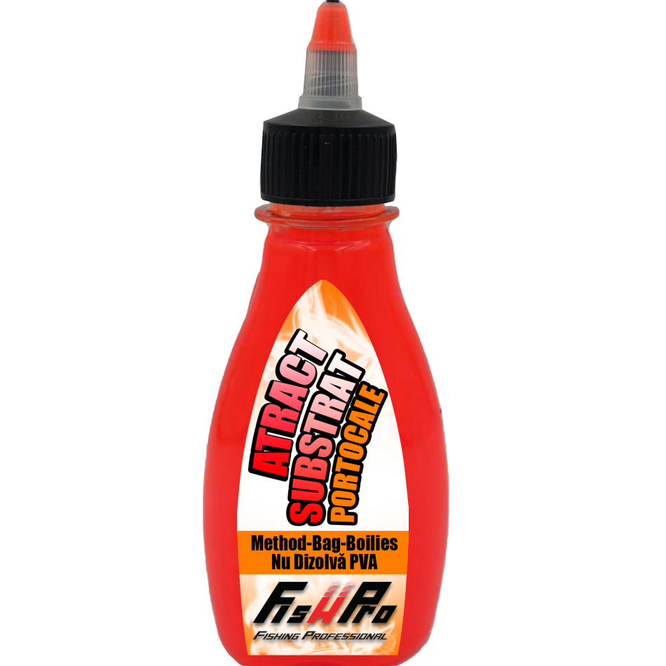 Atractant Lichid FISH PRO Atract Substrat, Portocale, 100ml