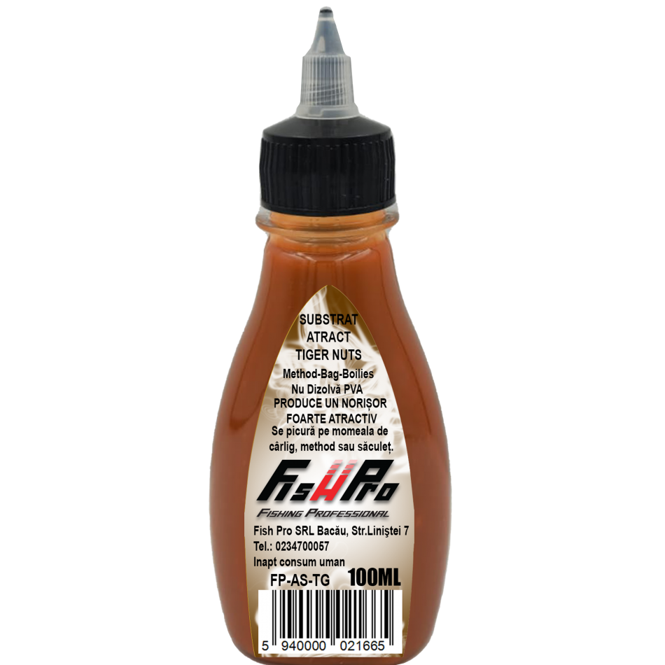 Atractant Lichid FISH PRO Atract Substrat, Tiger Nuts, 100ml