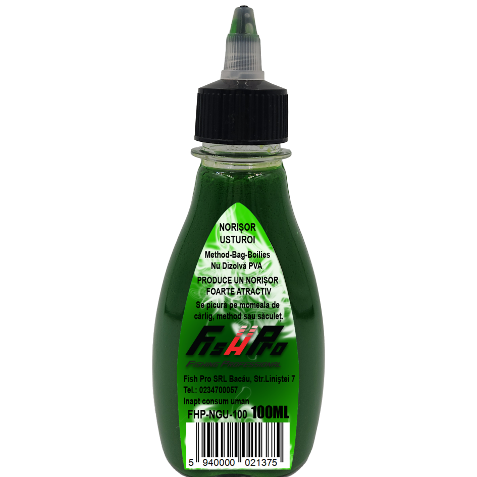 Atractant Lichid FISH PRO Norisor, Green-Usturoi, 100ml