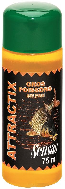 Atractant SENSAS Attractix, Carpes, 75ml