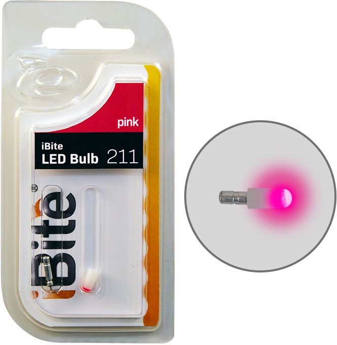 Avertizor Luminos Energo Team iBite 211 Battery + Bulb LED Pack, Roz