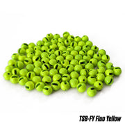 BILE TUNGSTEN SLOTTED BEADS 5.5mm FLUO YELLOW 10buc/plic