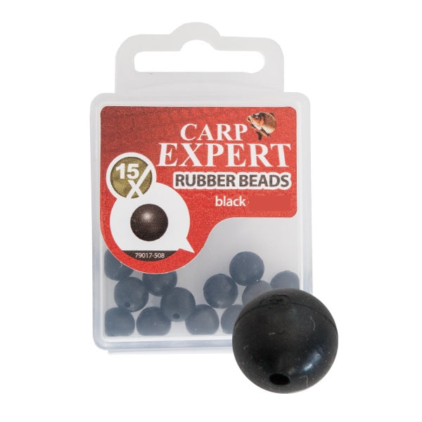 BILUTE CARP EXPERT DIN CAUCIUC 25BUC/PLIC 3MM NEGRE