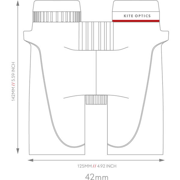  BINOCLU KITE OPTICS FALCO 8X42