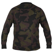 BLUZA AVID CARP DISTORTION CAMO LITE T-SHIRT- LONG SLEEVE