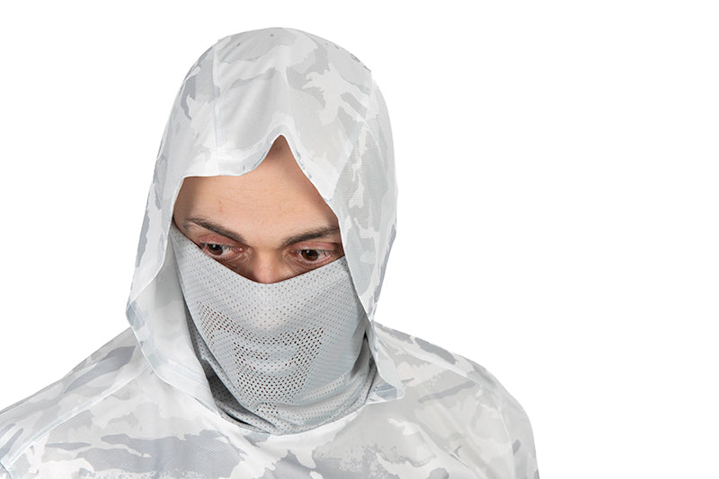 BLUZA FOX RAGE UV HOODED PERFORMANCE TOP CAMO GRAY