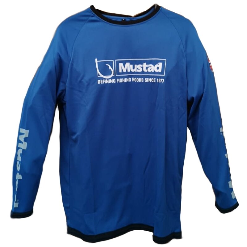 BLUZA MUSTAD ALBASTRA