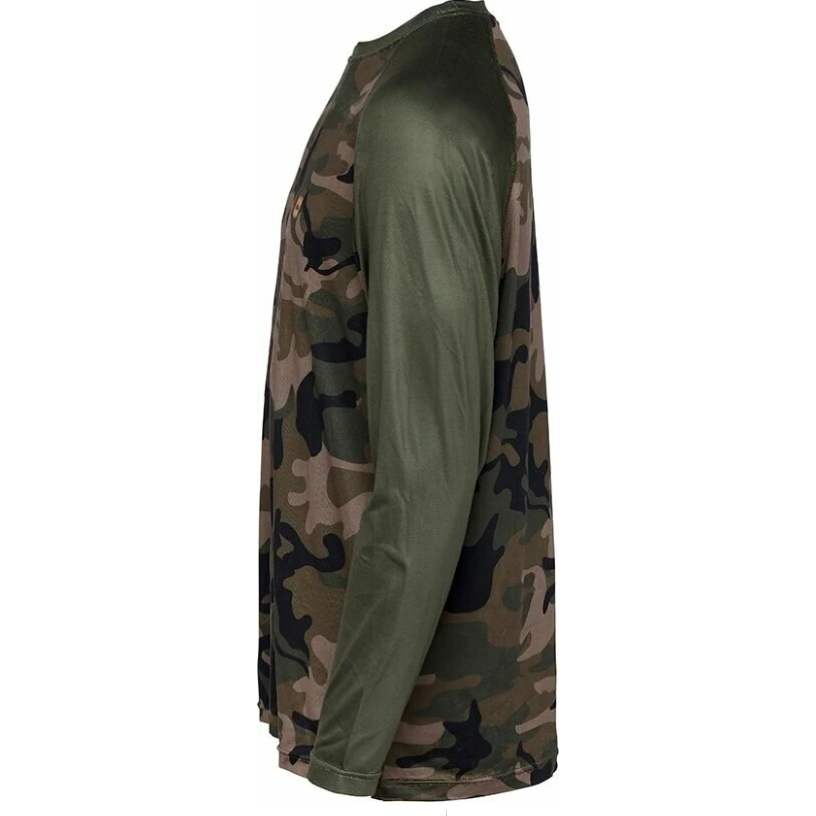 BLUZA PROLOGIC UV CAMO/GREEN LONG SLEEVE