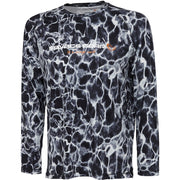 BLUZA SAVAGE GEAR NIGHT UV BLACK WATERPRINT