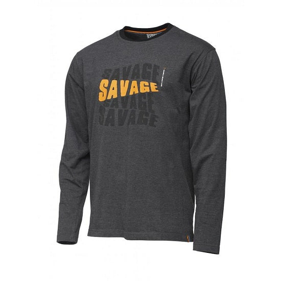 BLUZA SAVAGE SIMPLY LOGO-TEE LONG SLEEVE
