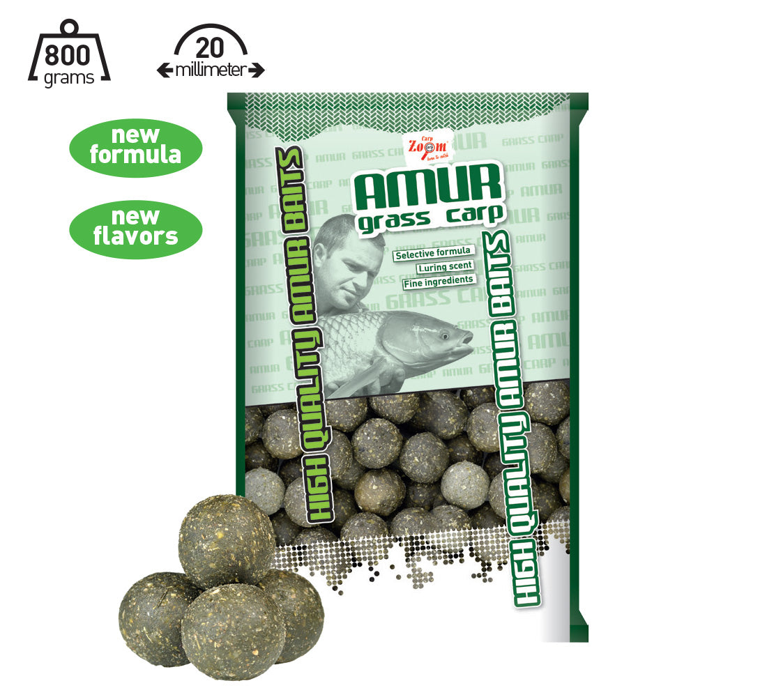 BOILIE CARP ZOOM AMUR-GRASS CARP 20mm 800gr Spice