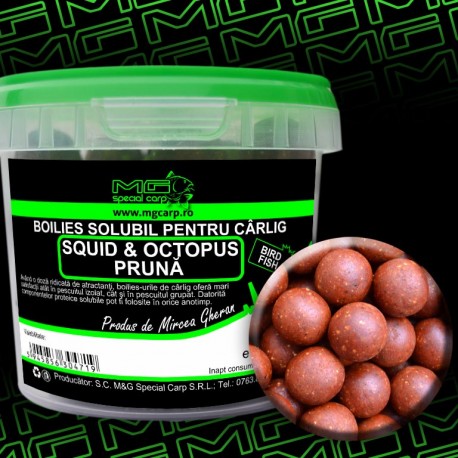 BOILIES CARLIG MG SPECIAL CARP Solubile Squid Octopus Pruna (14-16-18mm) 200gr