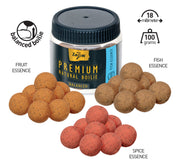 BOILIES CARP ZOOM PREMIUM NATURAL BALANCED 18mm 100gr Fruit Essence