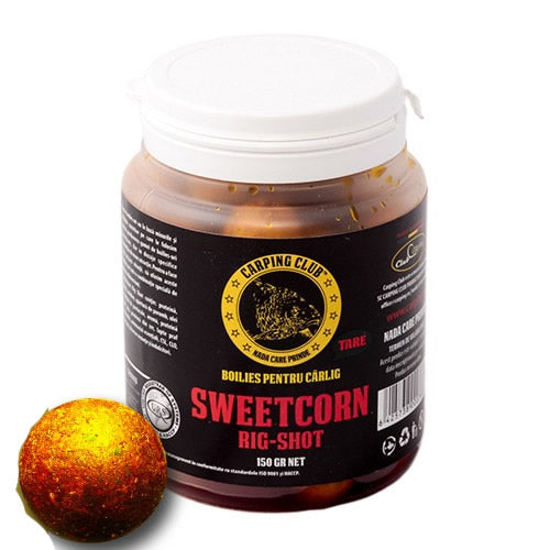 BOILIES CARPING CLUB TARE SWEETCORN RIGSHOT 150Gr
