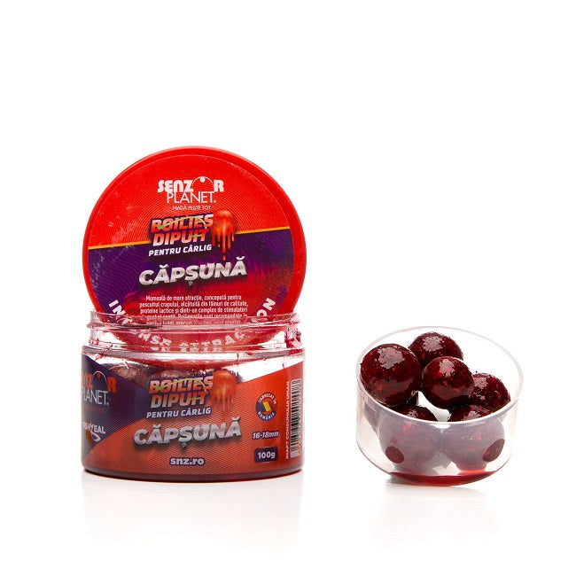 BOILIES DIPUIT SENZOR PENTRU CARLIG CAPSUNA 16-18mm 100g