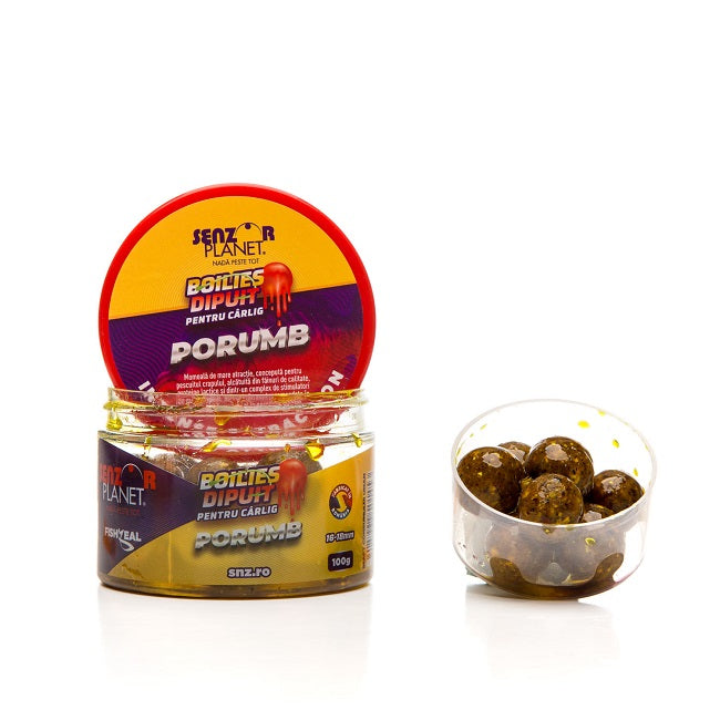 BOILIES DIPUIT SENZOR PENTRU CARLIG PORUMB 16-18mm 100g
