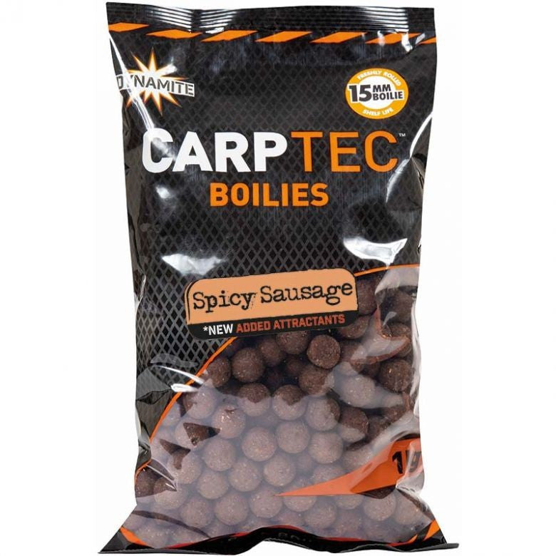 BOILIES DYNAMITE BAITS CARPTEC 20MM 2KG Spicy Sausage