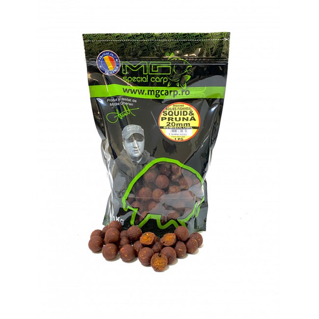 BOILIES MG SPECIAL CARP Semi Solubile Squid&amp;Octopus Pruna 1KG
