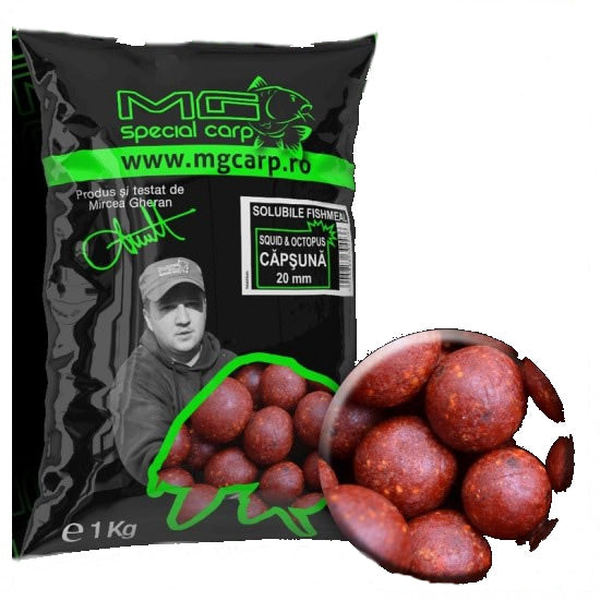 BOILIES MG SPECIAL CARP Solubile Squid Octopus Capsuna 20mm 1KG