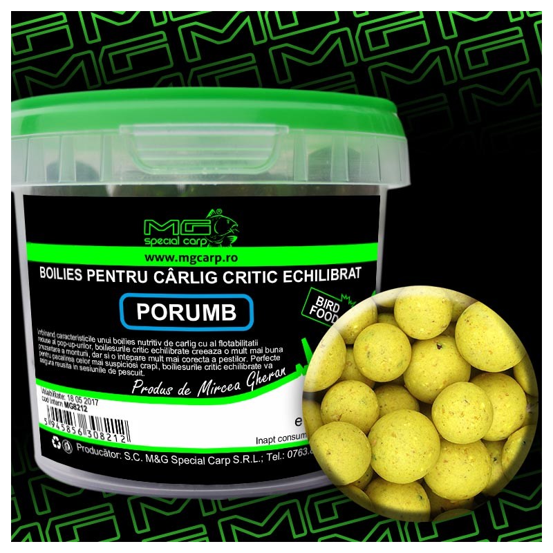 BOILIES MG Special Carp CRITIC ECHILIBRAT PORUMB DULCE 200GR