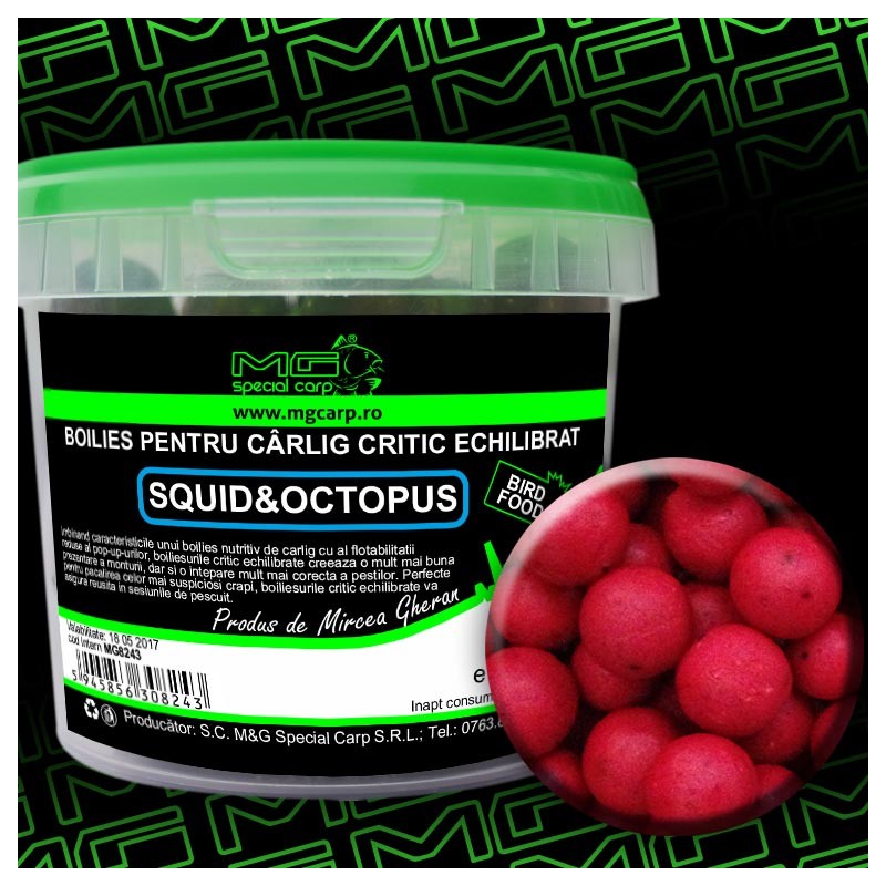 BOILIES MG Special Carp CRITIC ECHILIBRAT SQUID OCTOPUS 200GR