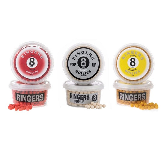 BOILIES RINGERS SHELLFISH ALB 8MM 100G
