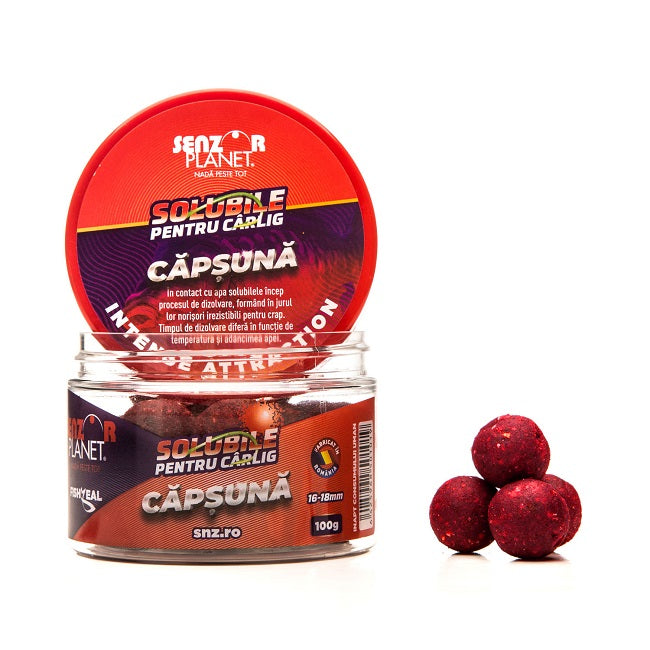 BOILIES SOLUBIL SENZOR PENTRU CARLIG CAPSUNA 16-18mm 100g