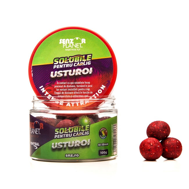 BOILIESURI SENZOR SOLUBILE PENTRU CARLIG USTUROI 16-18mm 100g