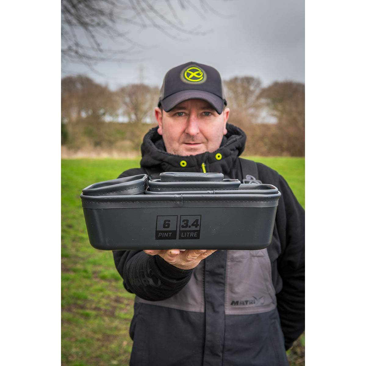 Bac Nada Matrix EVA Stacking Bait Tub 6pt/3.4litri