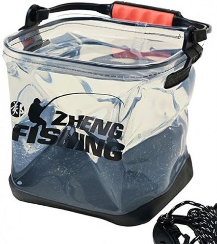 Bac Pliabil Zheng Fishing, Transparent, 5L, 20x20x20cm