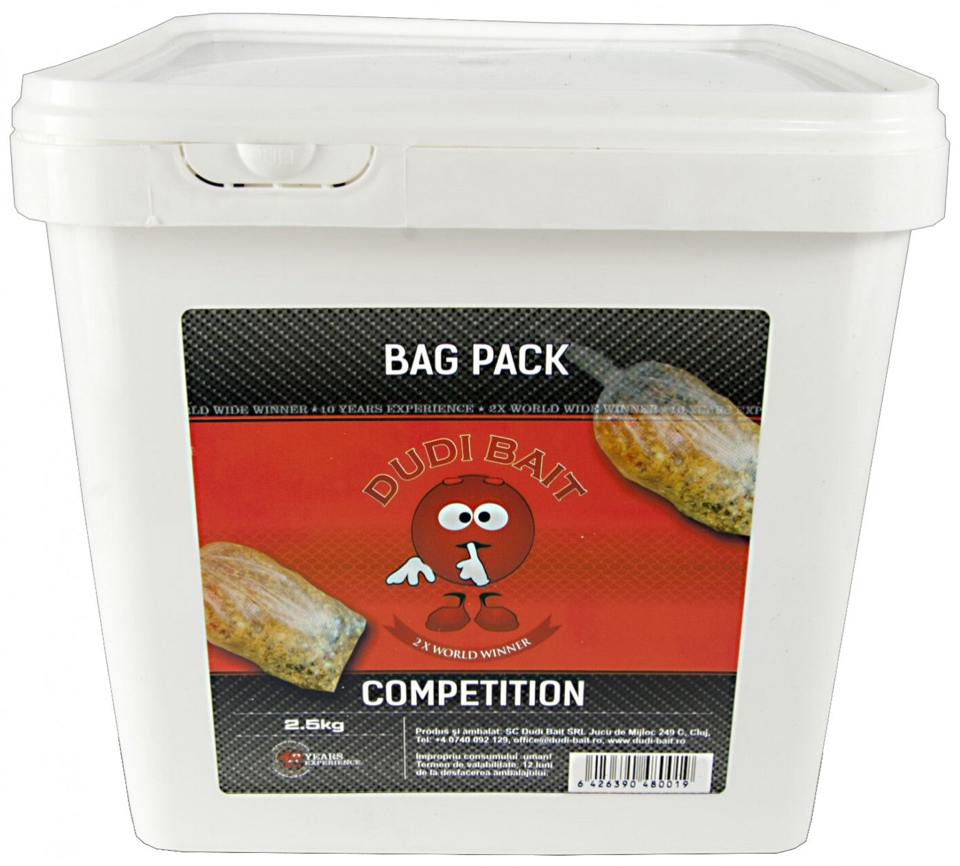  Bag Pack Dudi Bait Competition, 2.5kg Amestec Nada + 1 Flacon 250ml Atractant Lichid