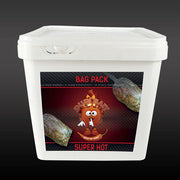 Bag Pack Dudi Bait Super Hot, 2.5kg Amestec Nada + 1 Flacon 250ml Atractant Lichid