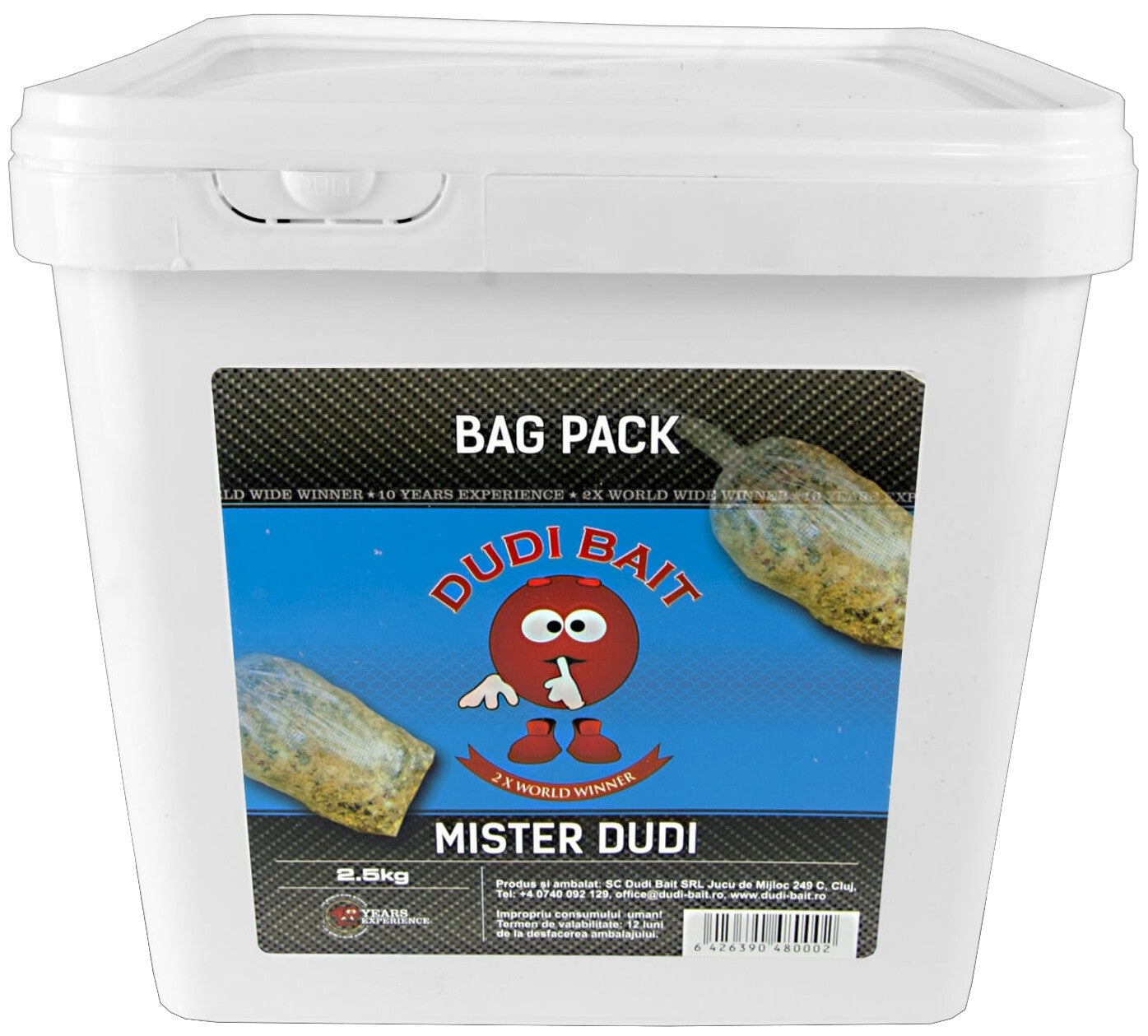  Bag Pack Mister Dudi, 2.5kg Amestec Nada + 1 Flacon 250ml Atractant Lichid