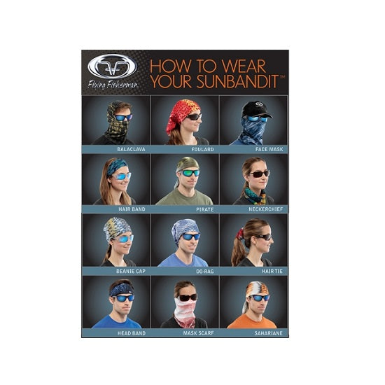 Bandana Flying Fisherman Diamond Plate SunBandit 