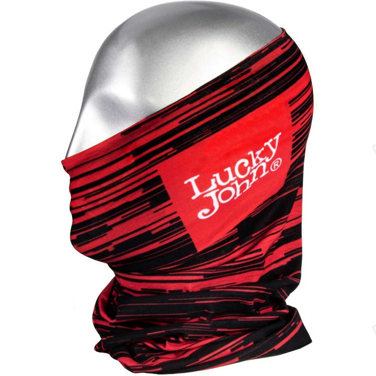 Bandana LUCKY JOHN AM-6512, Red &amp; Black 