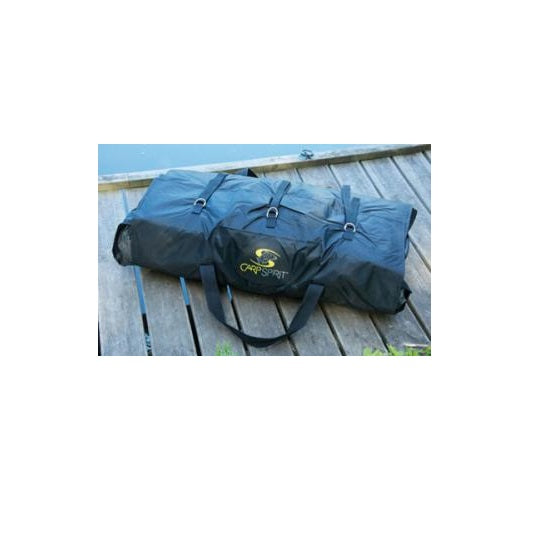 Barca gonflabila neagra Carp Spirit chila gonflabila podina aluminiu 230 cm