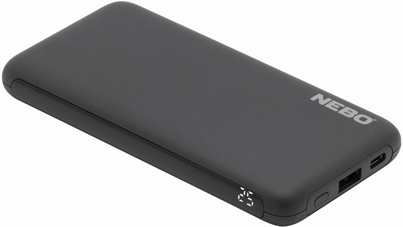 Baterie Externa Nebo 10K Power Bank 10000mAh, 14x6.9x1.7cm