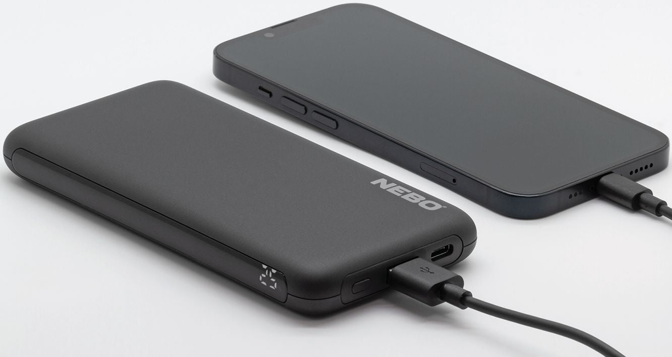 Baterie Externa Nebo 10K Power Bank 10000mAh, 14x6.9x1.7cm