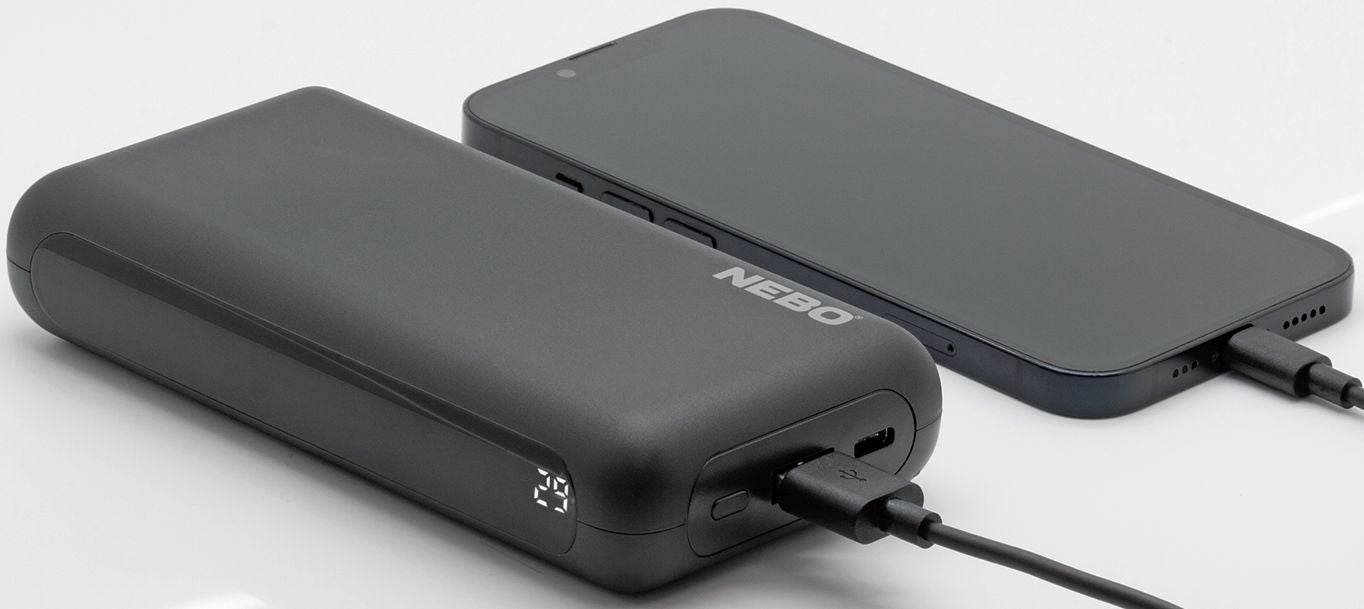 Baterie Externa Nebo 20K Power Bank 20000mAh, 14.3x7.1x3cm