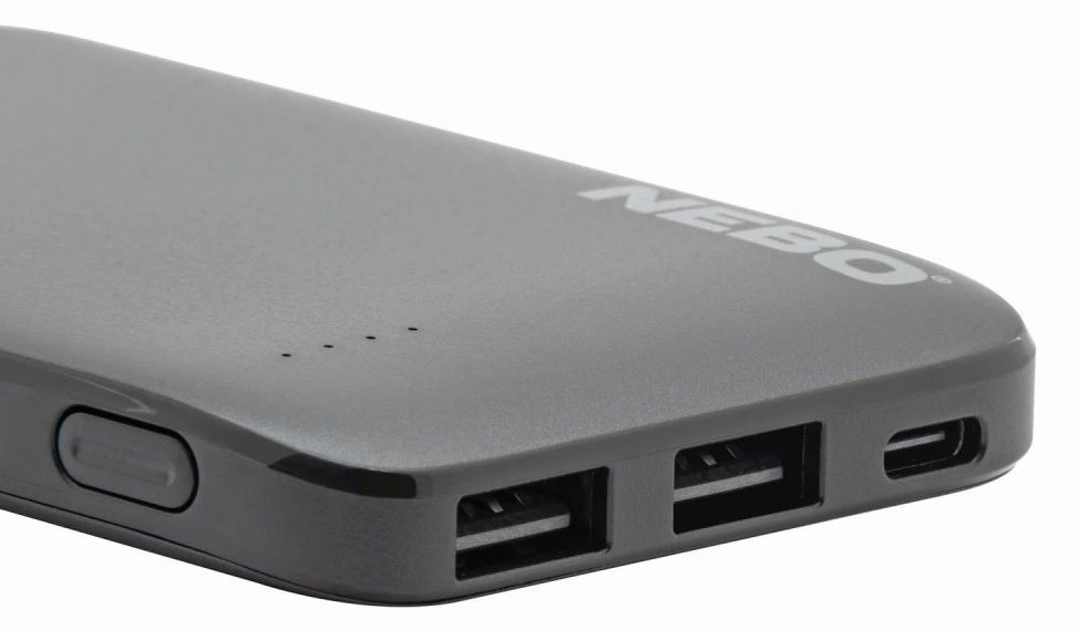 Baterie Externa Nebo 5K Power Bank 5000mAh, 9.8x6.3x1.3cm