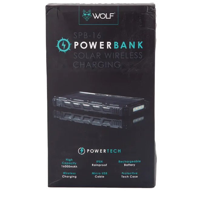 Baterie Externa WOLF SPB 16 Solar Powerbank