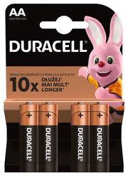 Baterii alcaline Duracell Basic AAK4 LR06 4 buc 
