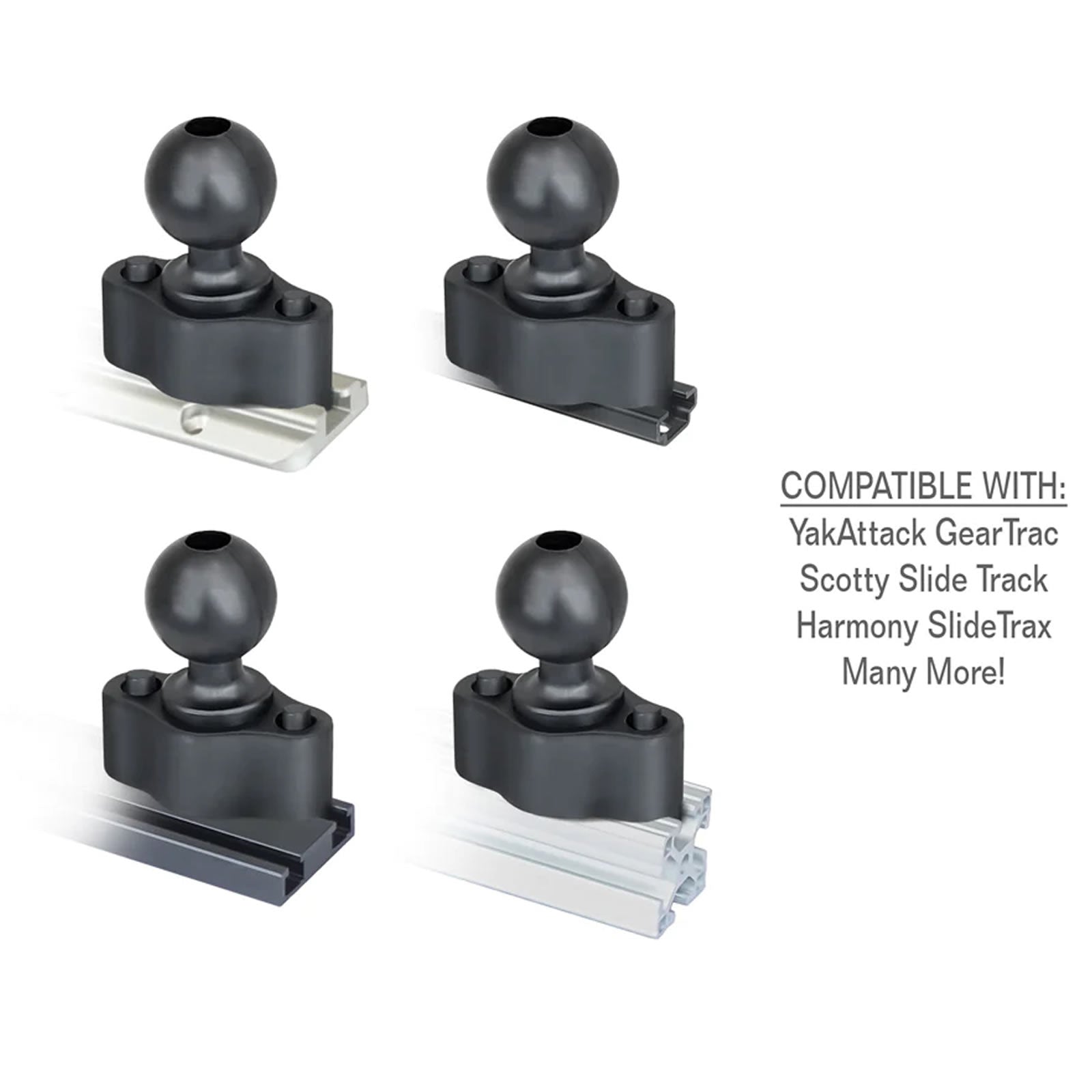 Baza Glisanta cu Eliberare Rapida si Bila RAM Mounts Track Ball Quick Release Base - C Size